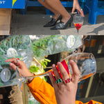 Load image into Gallery viewer, Orange Quartz Butterfly Ring