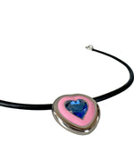 Load image into Gallery viewer, Heart Choker Necklace