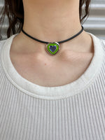 Load image into Gallery viewer, Heart Choker Necklace