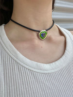 Load image into Gallery viewer, Heart Choker Necklace