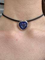 Load image into Gallery viewer, Heart Choker Necklace
