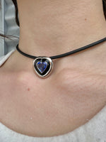 Load image into Gallery viewer, Heart Choker Necklace