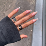 Load image into Gallery viewer, BLACK ONYX SIGNET RING