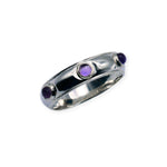 Load image into Gallery viewer, AMETHYST SAUCER RING