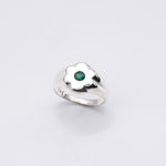 Load image into Gallery viewer, FLOWER BLOSSOM EMERALD RING