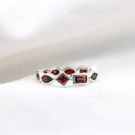 Load image into Gallery viewer, GARNET BLING RING