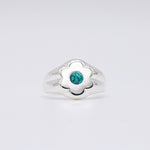 Load image into Gallery viewer, FLOWER BLOSSOM TURQUOISE RING