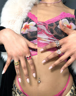 Load image into Gallery viewer, PINK TOURMALINE SAUCER RING