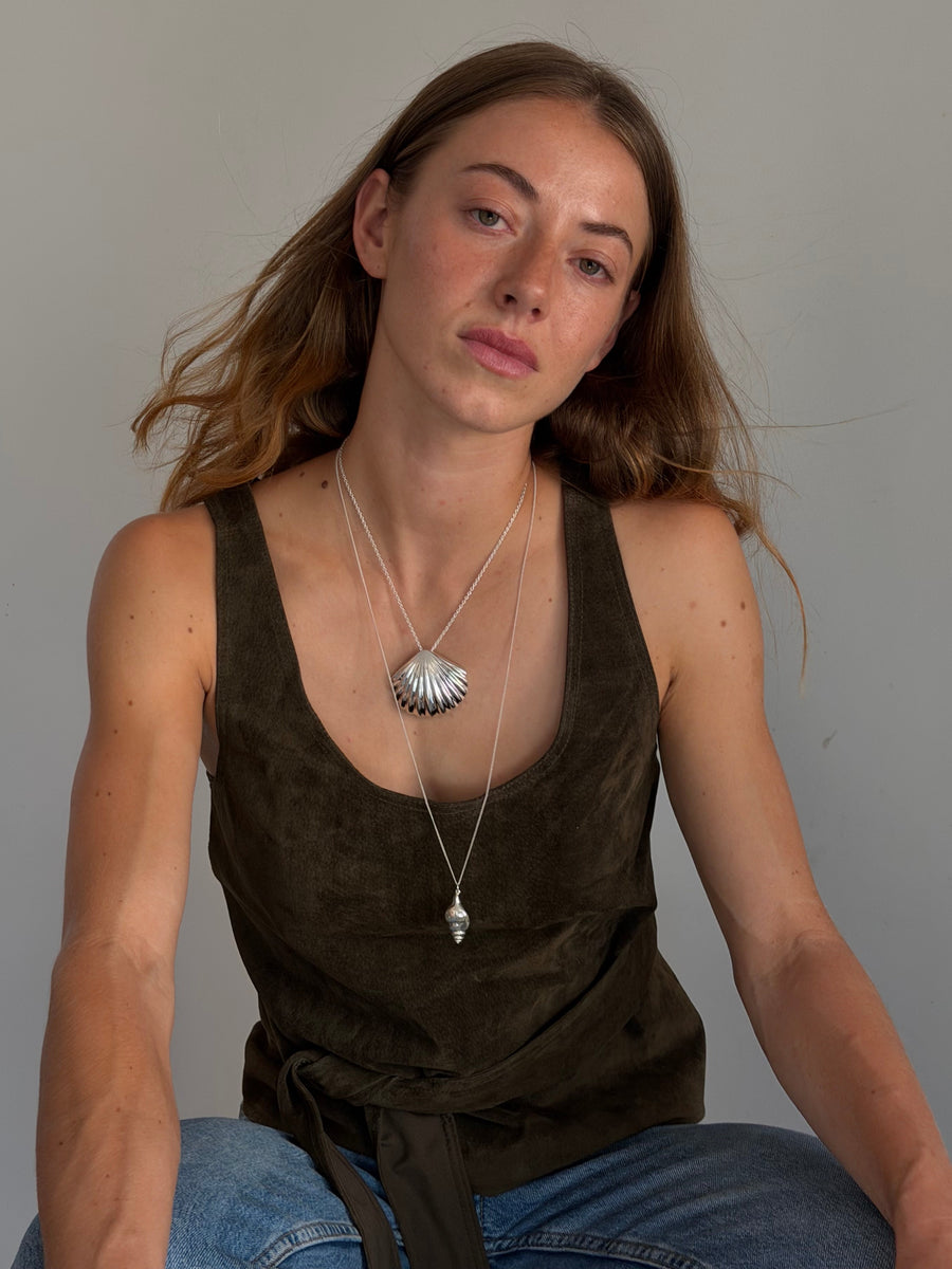 Conch Shell long Necklace