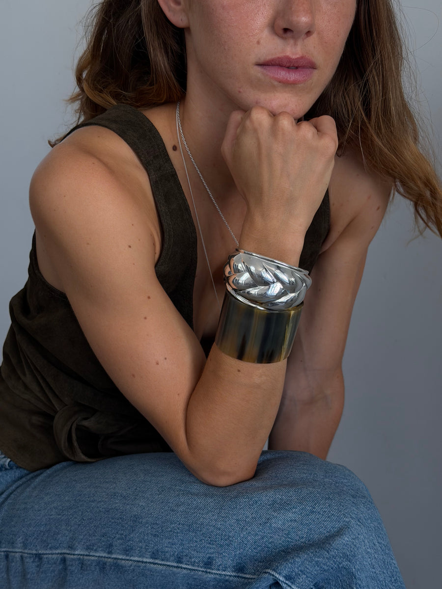 Textured Cuff Bracelet