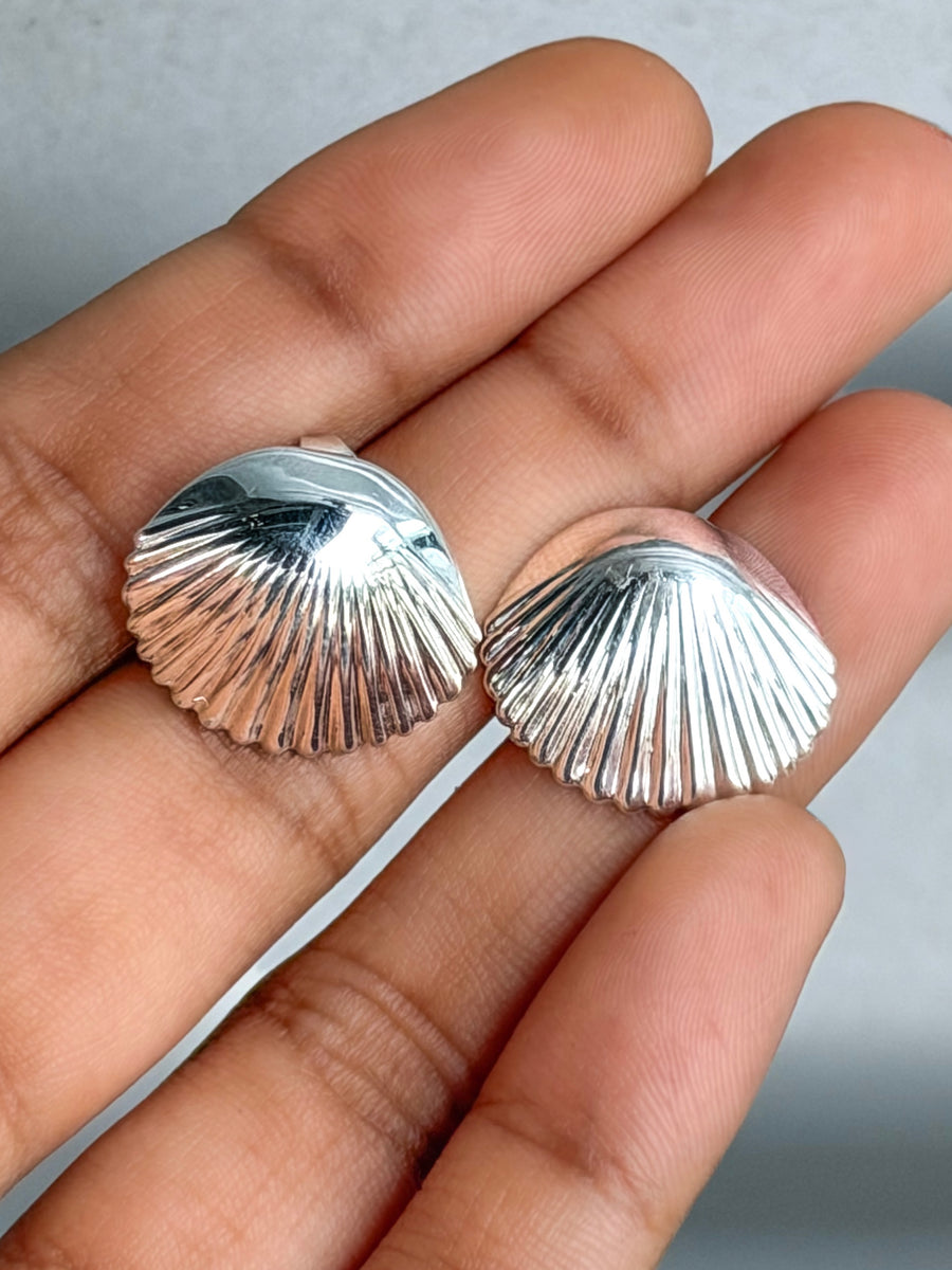 Shell Stud Earrings