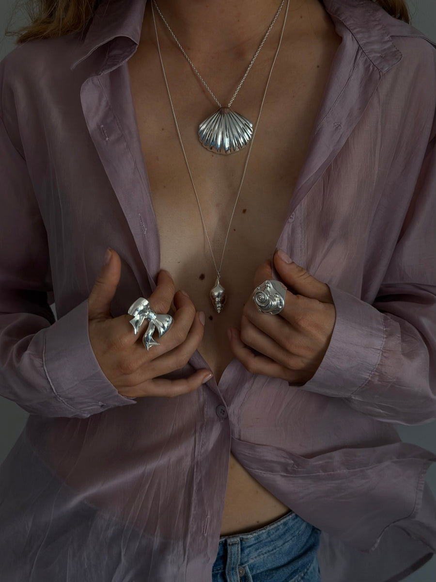 Conch Shell long Necklace