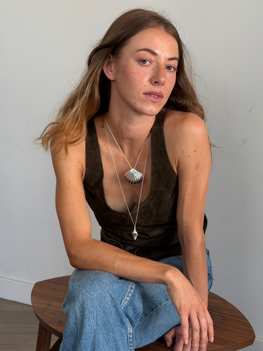 Conch Shell long Necklace