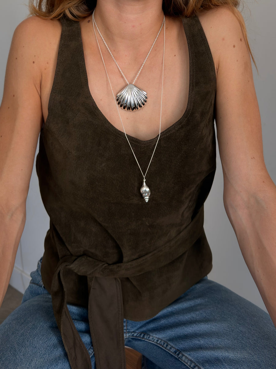 Conch Shell long Necklace