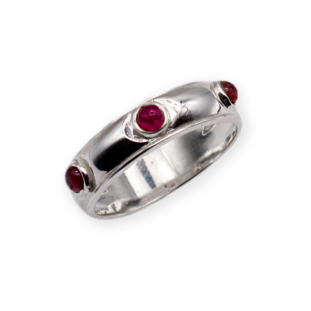 PINK TOURMALINE SAUCER RING