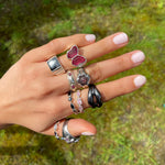 PINK TOURMALINE SAUCER RING