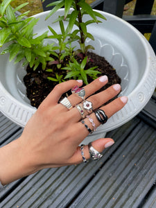 FLOWER BLOSSOM PINK RING