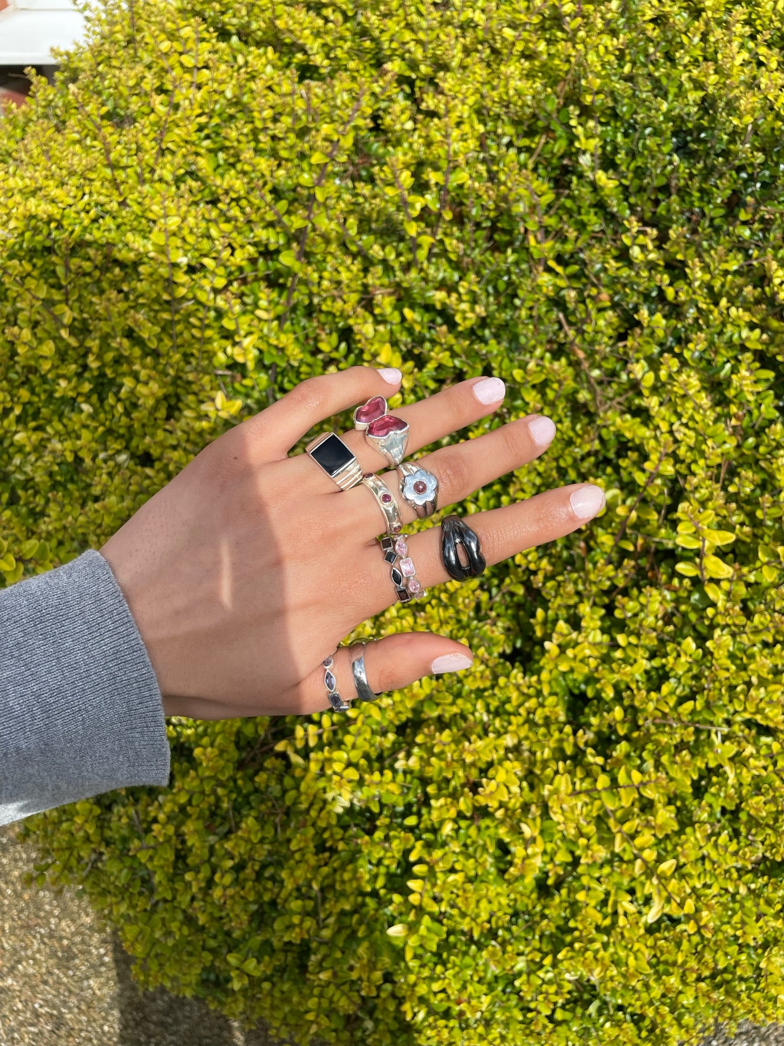 FLOWER BLOSSOM PINK RING