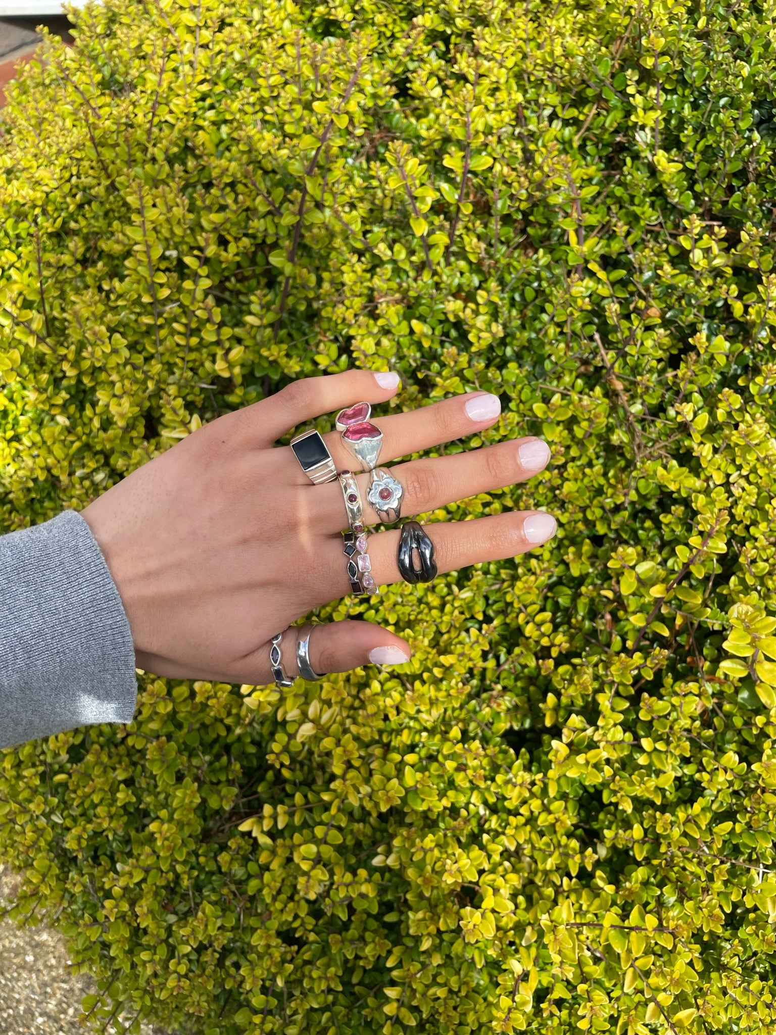 FLOWER BLOSSOM PINK RING