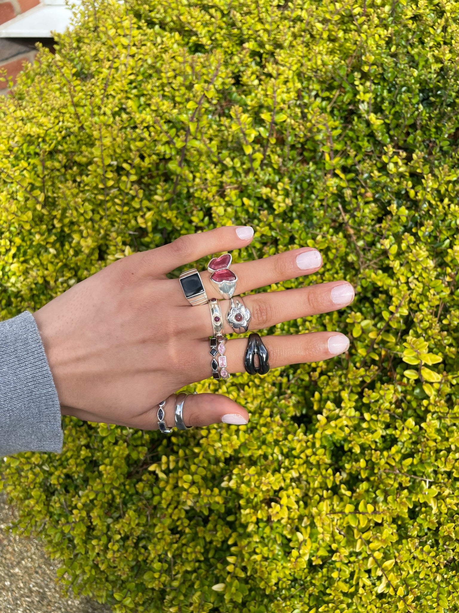 FLOWER BLOSSOM PINK RING