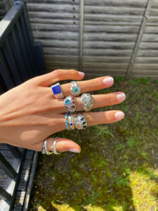 AQUA BLING RING