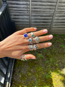 AQUA BLING RING