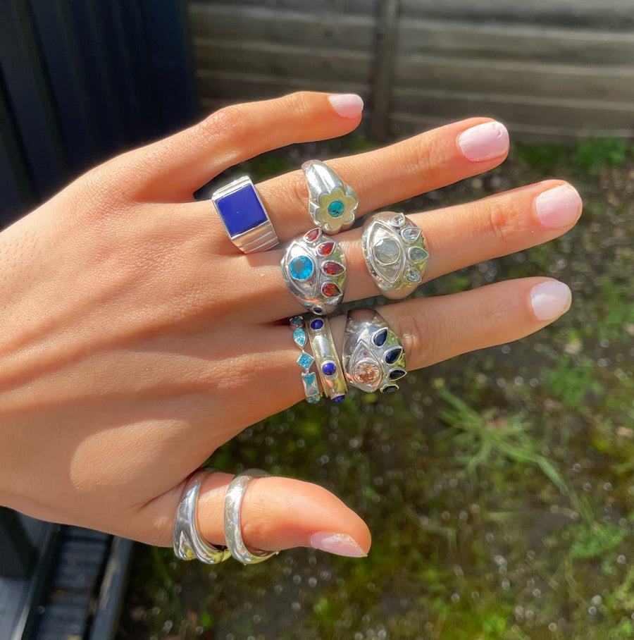 LAPIS SIGNET RING
