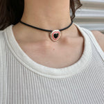 Heart Choker Necklace