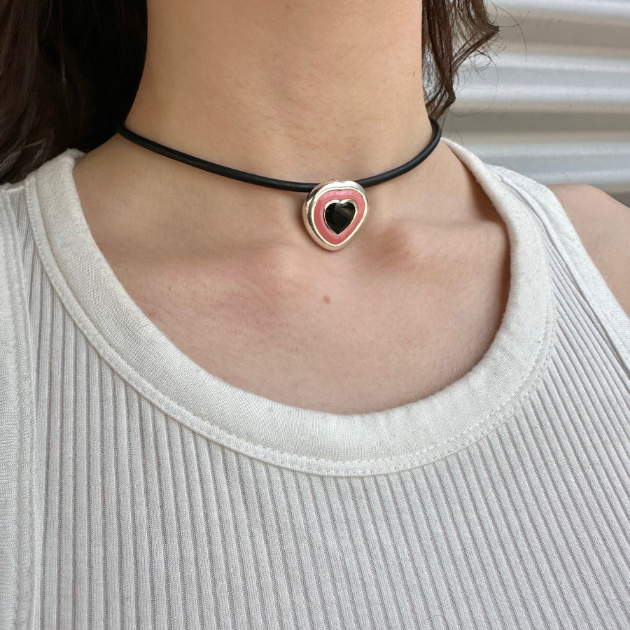 Heart Choker Necklace