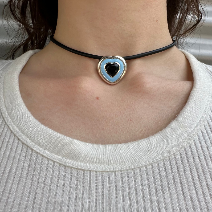 Heart Choker Necklace