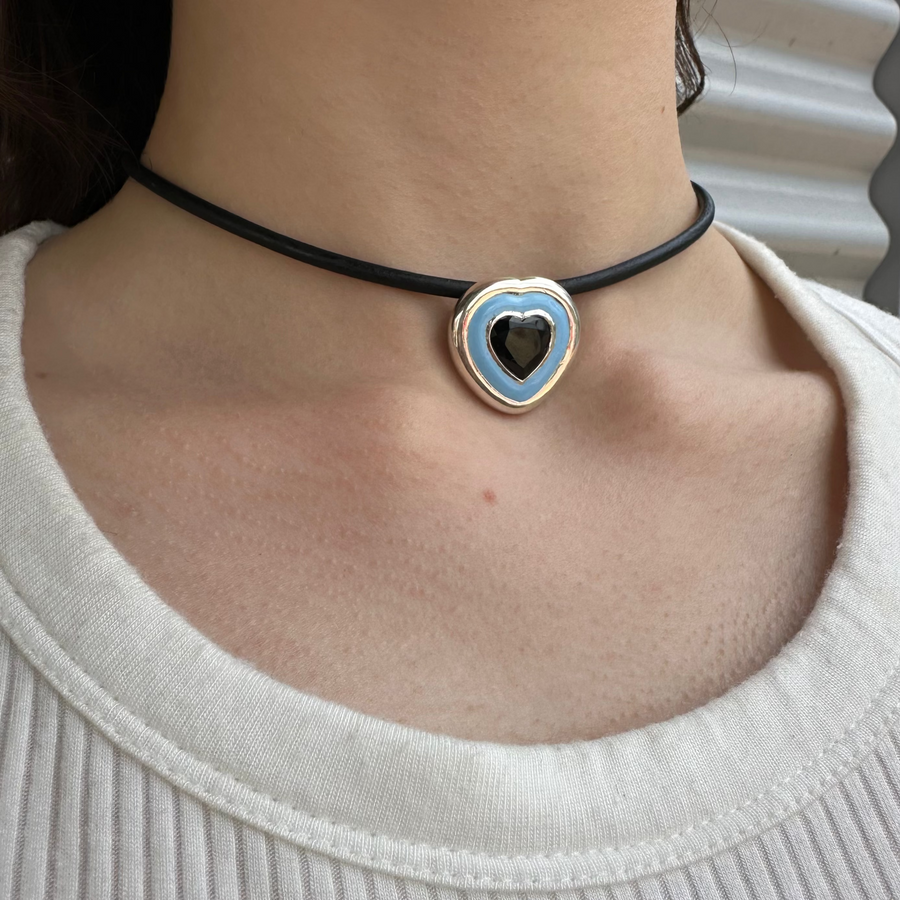Heart Choker Necklace