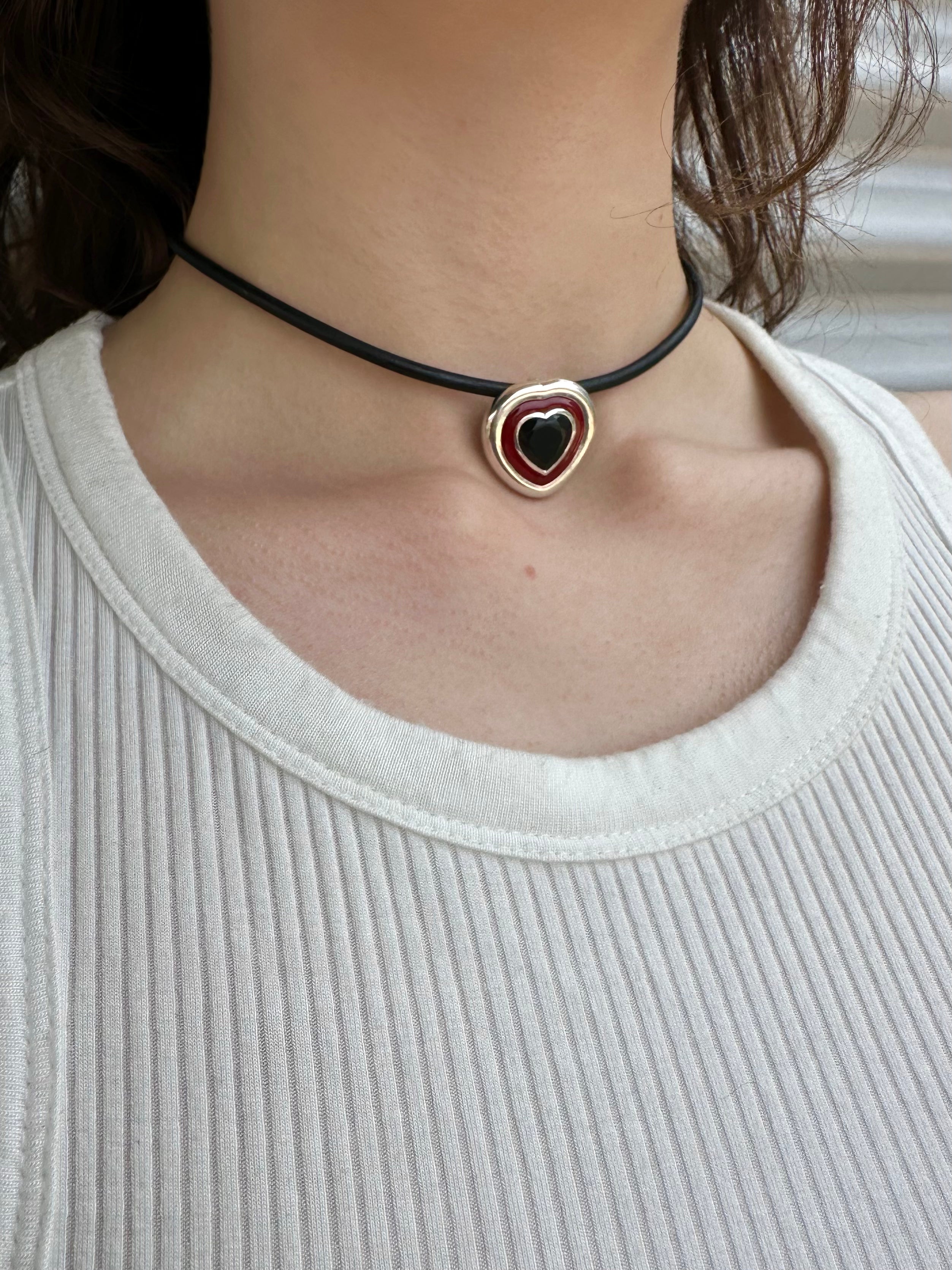 Heart Choker Necklace