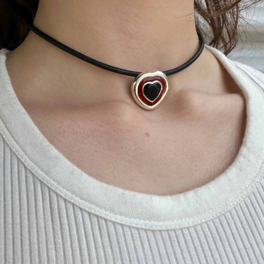 Heart Choker Necklace