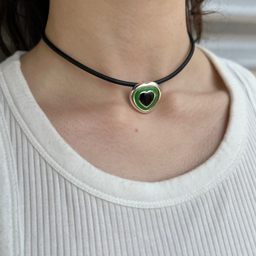 Heart Choker Necklace