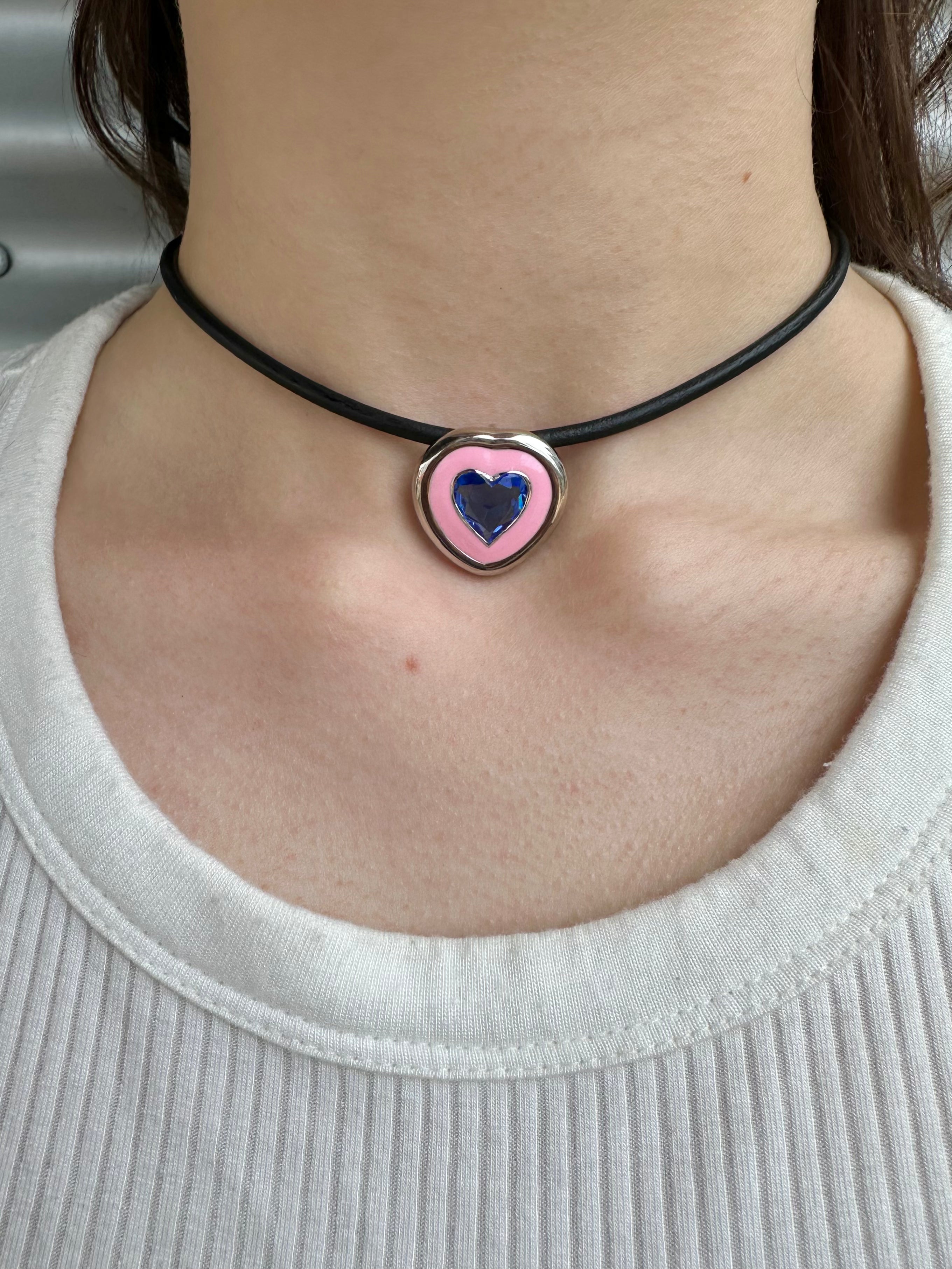 Heart Choker Necklace