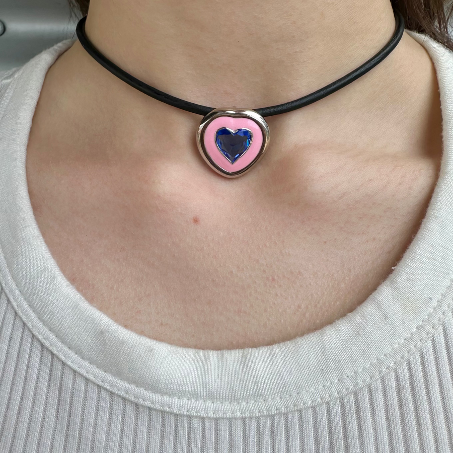 Heart Choker Necklace