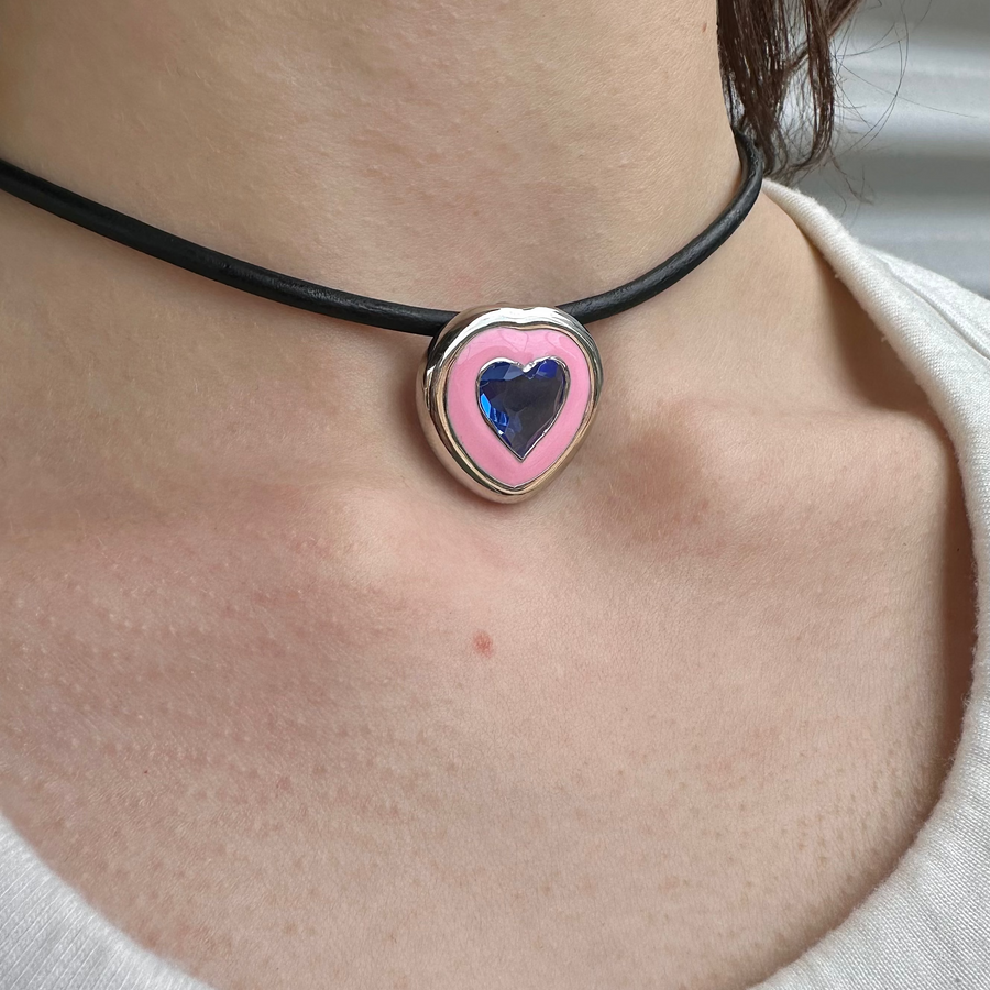 Heart Choker Necklace