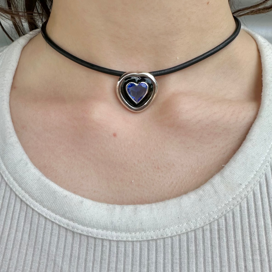 Heart Choker Necklace
