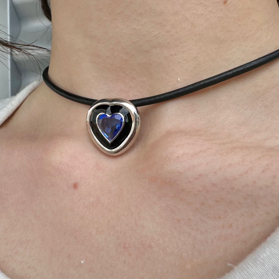 Heart Choker Necklace