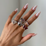 CANDY FLOSS HEART RING