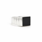 BLACK ONYX SIGNET RING