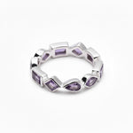 AMETHYST BLING RING