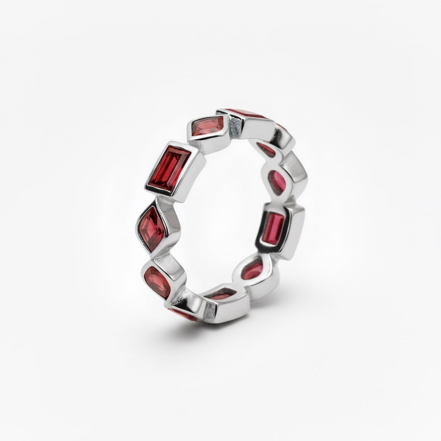 GARNET BLING RING