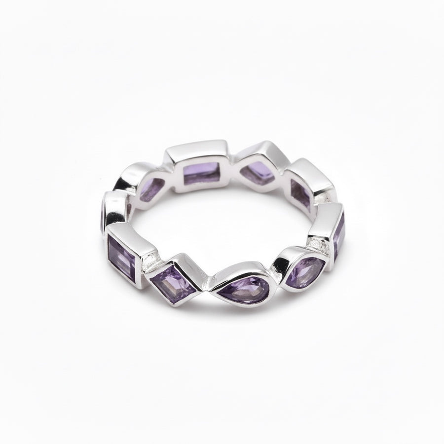 AMETHYST BLING RING