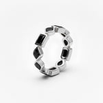BLACK ONYX BLING RING