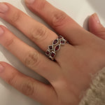GARNET BLING RING