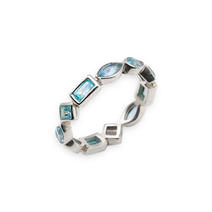 AQUA BLING RING