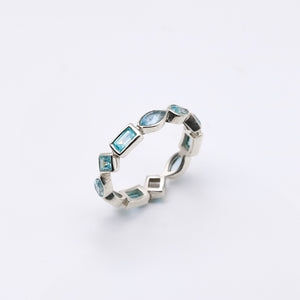 AQUA BLING RING