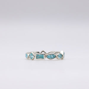 AQUA BLING RING