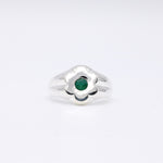 FLOWER BLOSSOM EMERALD RING